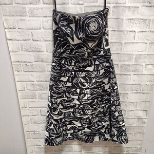 White House Black Market Strapless A-line Cocktail Dress